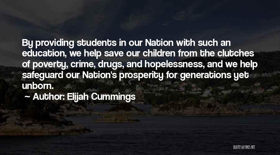 Students In Poverty Quotes By Elijah Cummings