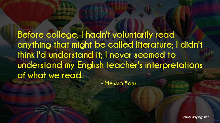 Students Rights Quotes By Melissa Bank Students Rights Quotes By Melissa Bank