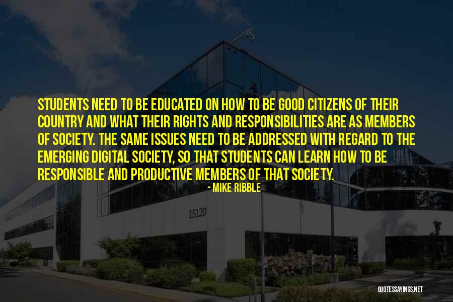 Students Rights Quotes By Mike Ribble Students Rights Quotes By Mike Ribble