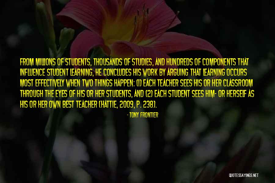 Studies And Work Quotes By Tony Frontier Studies And Work Quotes By Tony Frontier