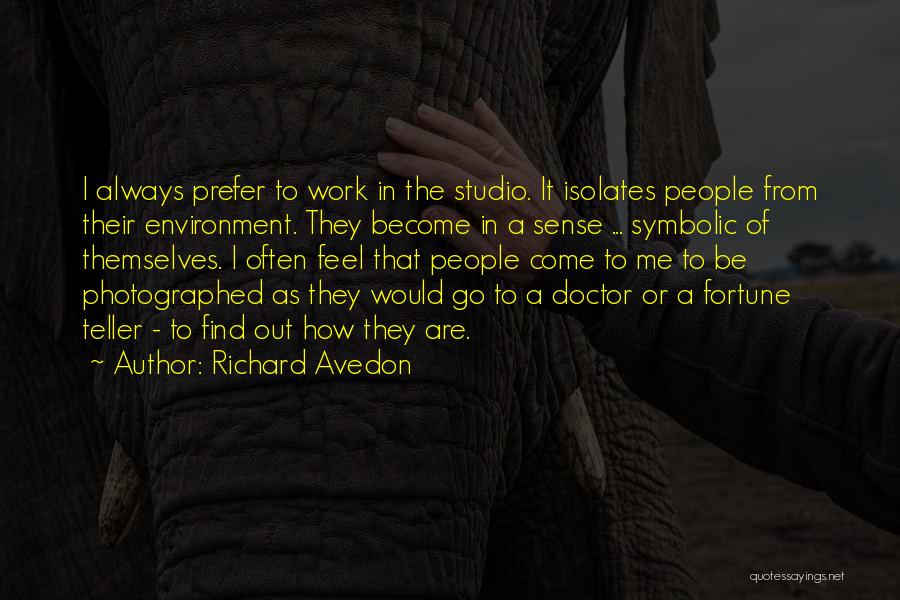 Studio Photography Quotes By Richard Avedon