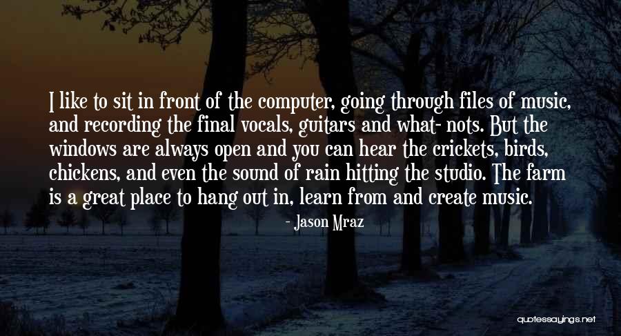 Studio Sound Quotes By Jason Mraz Studio Sound Quotes By Jason Mraz