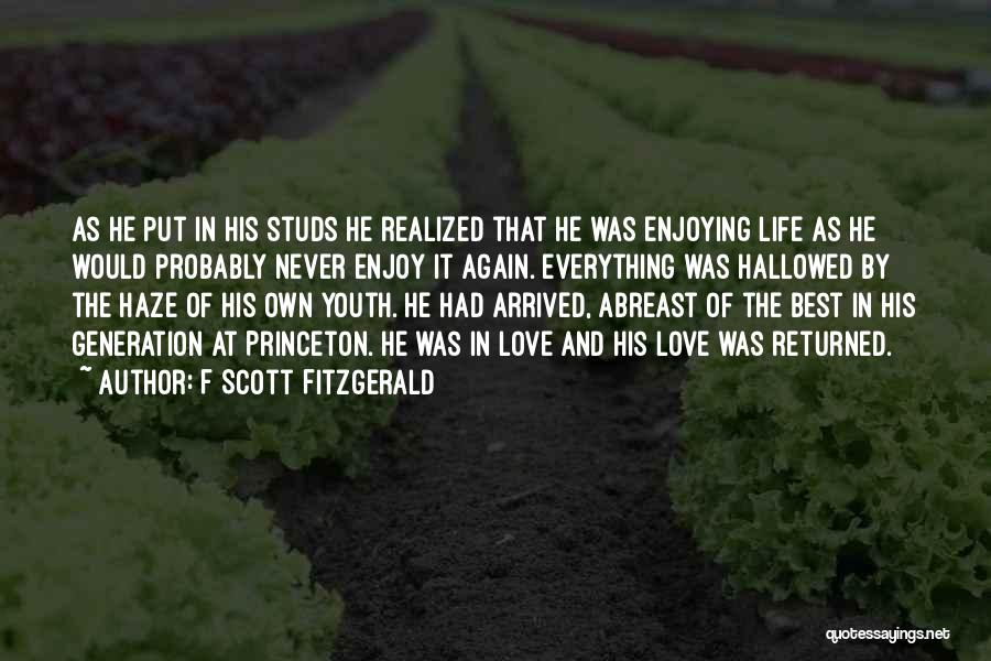 Studs Quotes By F Scott Fitzgerald