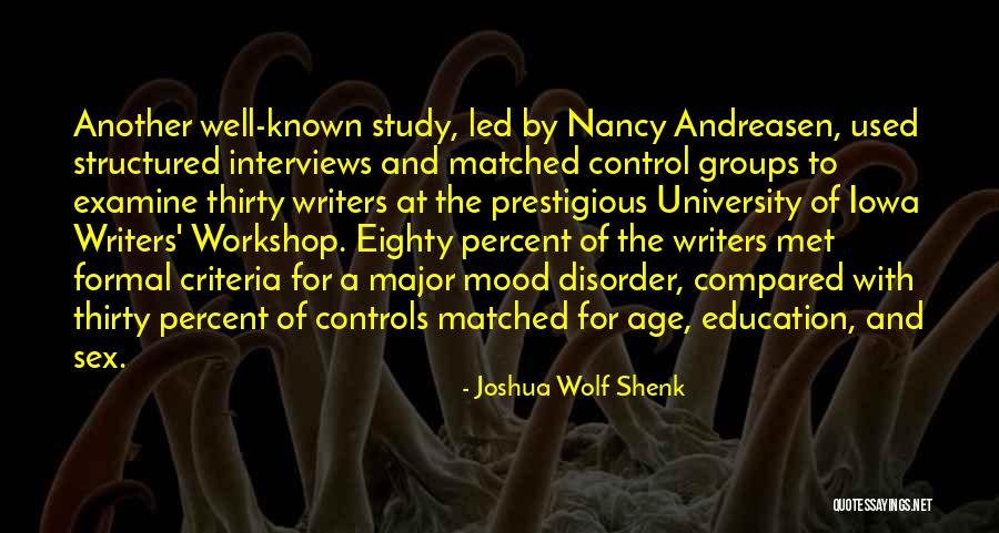 Study Groups Quotes By Joshua Wolf Shenk