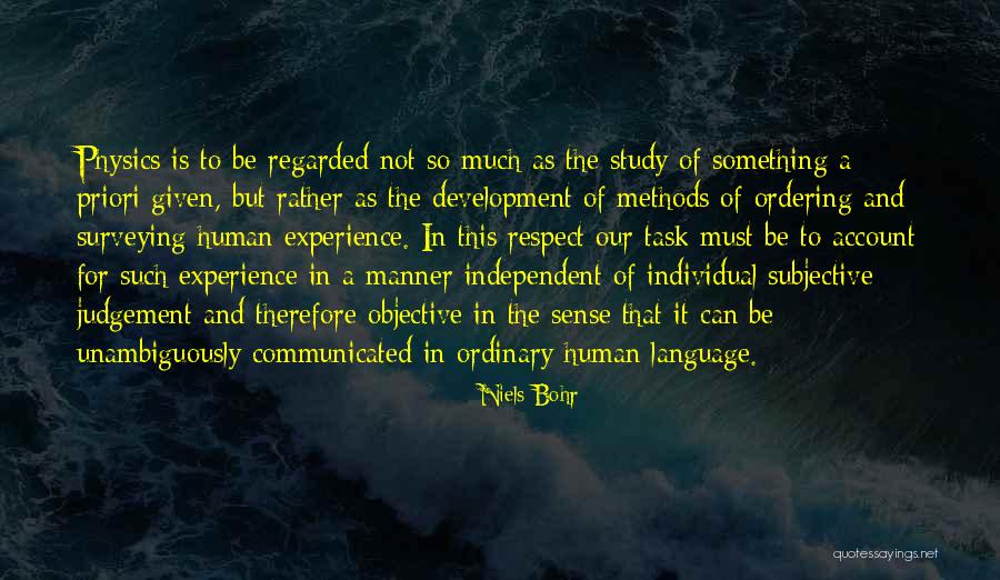 Study Language Quotes By Niels Bohr Study Language Quotes By Niels Bohr