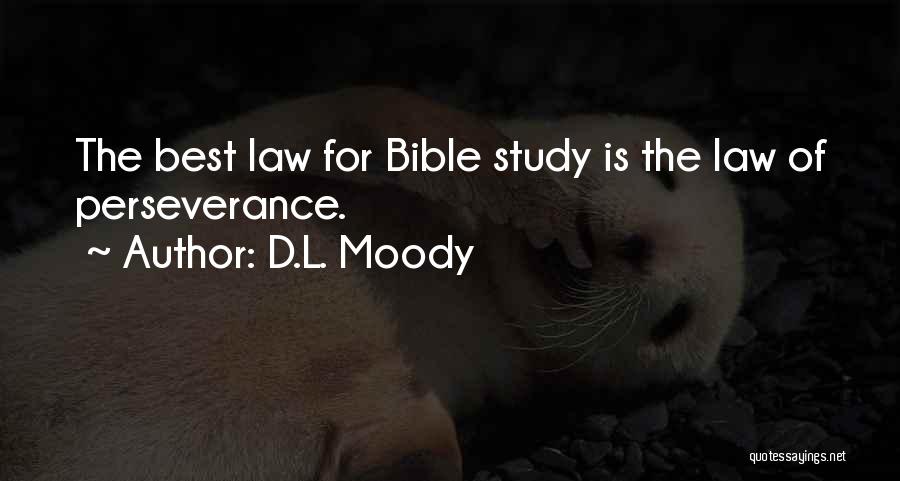 Study Of Law Quotes By D.L. Moody