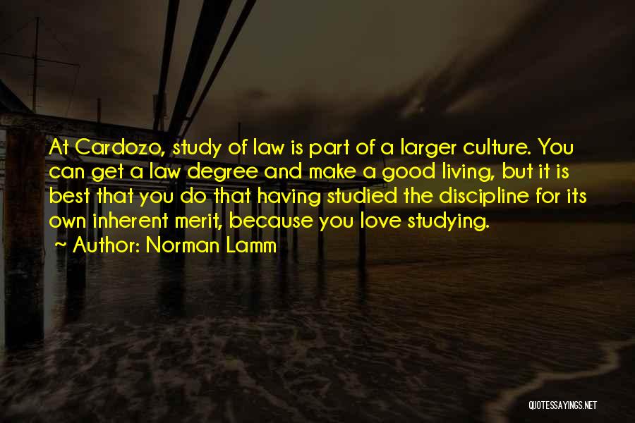 Study Of Law Quotes By Norman Lamm