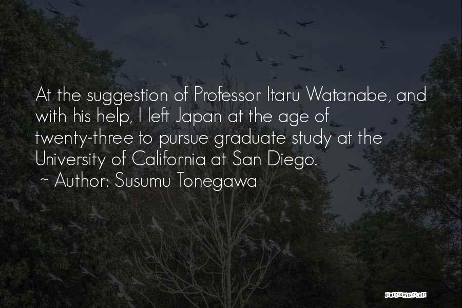 Study Quotes By Susumu Tonegawa