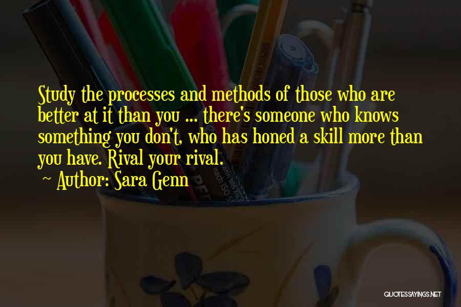 Study Skill Quotes By Sara Genn