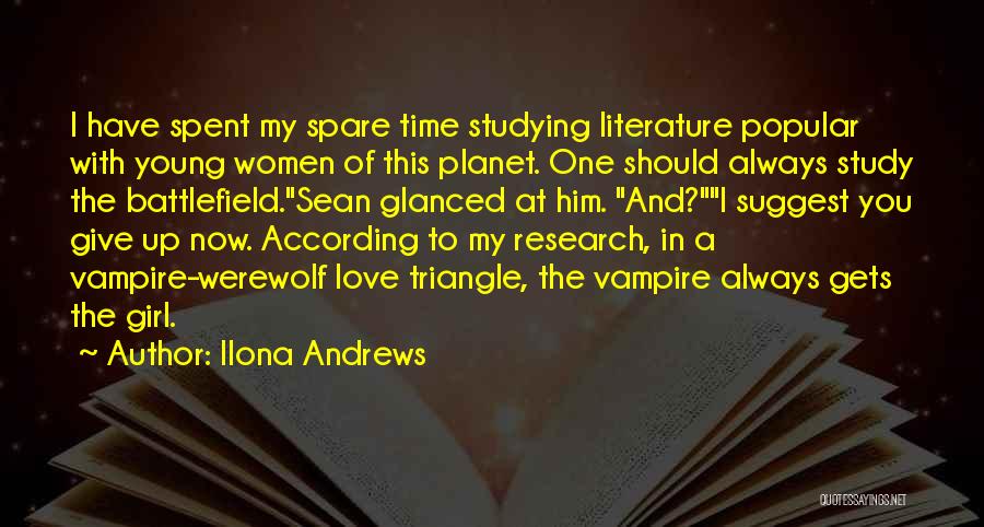 Study Time Quotes By Ilona Andrews