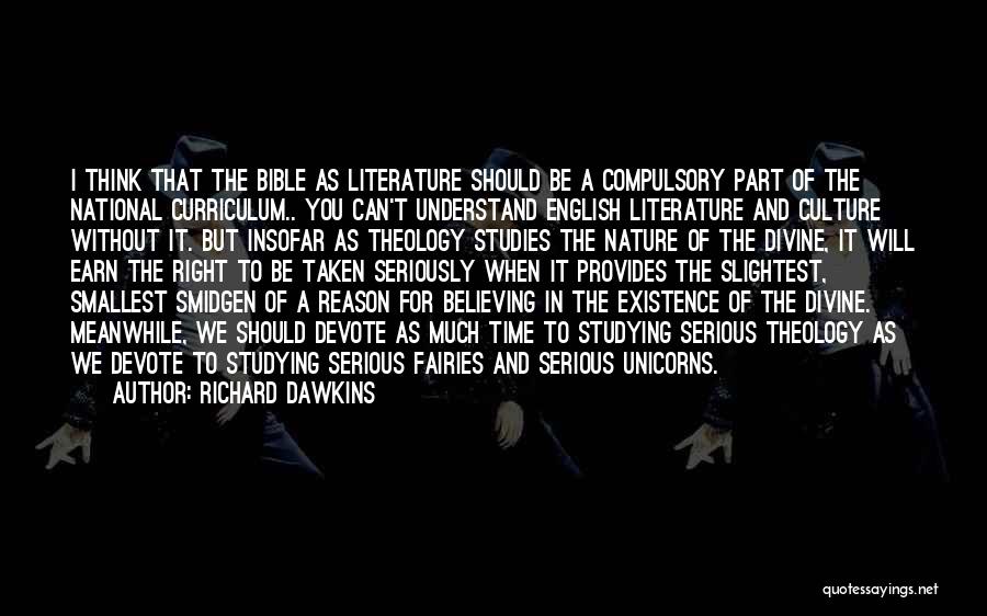 Studying English Literature Quotes By Richard Dawkins