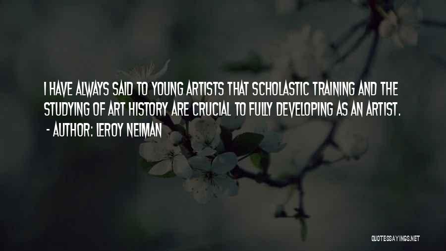 Studying History Quotes By LeRoy Neiman