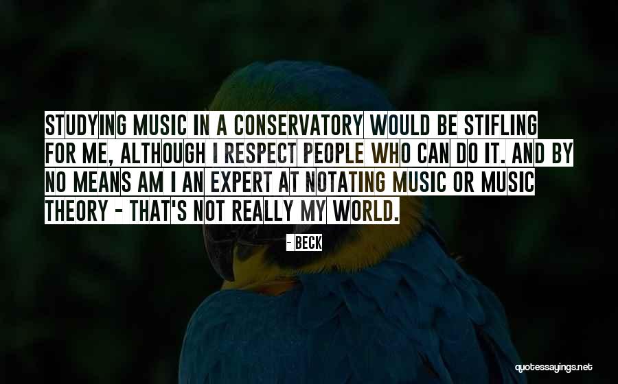 Studying Music Quotes By Beck Studying Music Quotes By Beck