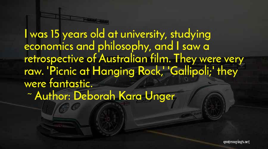 Studying Philosophy Quotes By Deborah Kara Unger