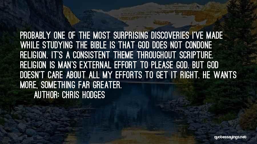 Studying Religion Quotes By Chris Hodges