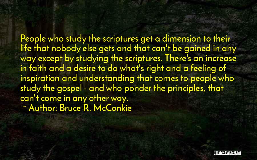 Studying Scriptures Quotes By Bruce R. McConkie