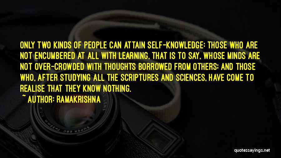 Studying Scriptures Quotes By Ramakrishna