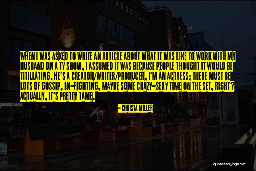 Stufato Cacciatore Quotes By Christa Miller Stufato Cacciatore Quotes By Christa Miller