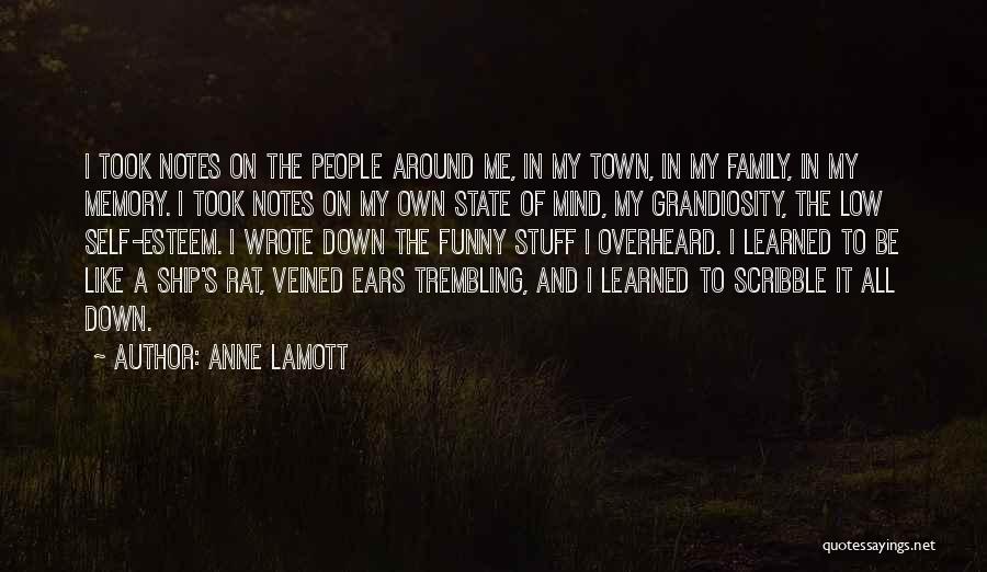 Stuff On My Mind Quotes By Anne Lamott
