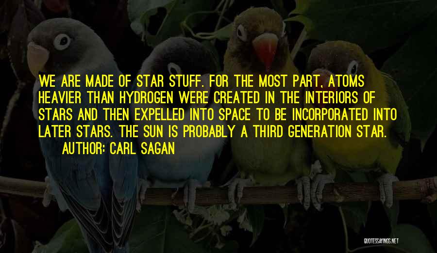 Stuff Quotes By Carl Sagan