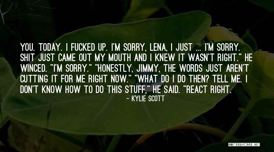 Stuff Your Mouth Quotes By Kylie Scott Stuff Your Mouth Quotes By Kylie Scott