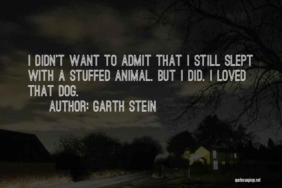Stuffed Dog Quotes By Garth Stein