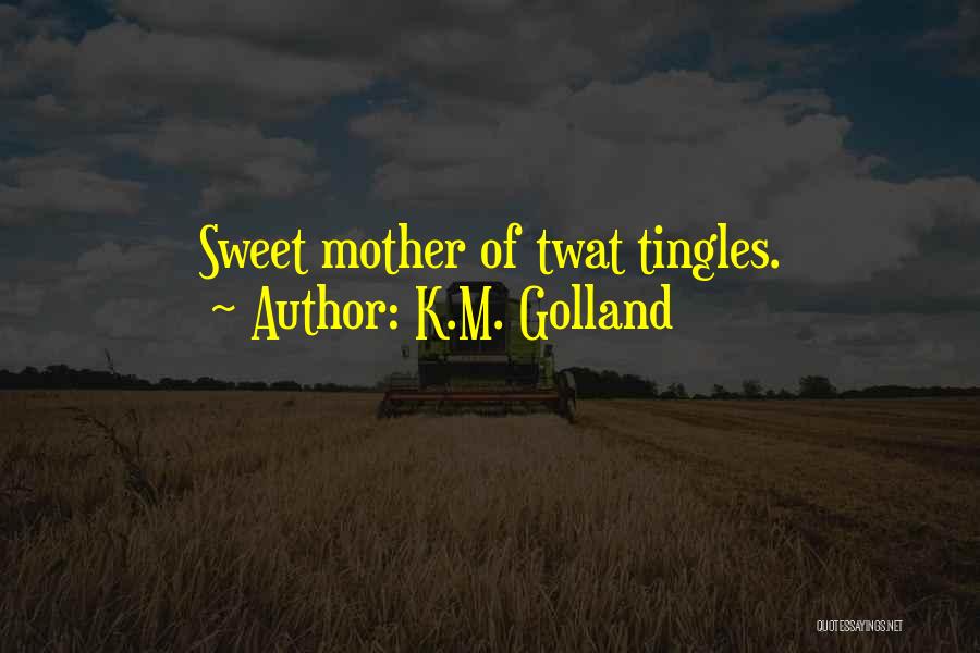 Stuffiness Quotes By K.M. Golland