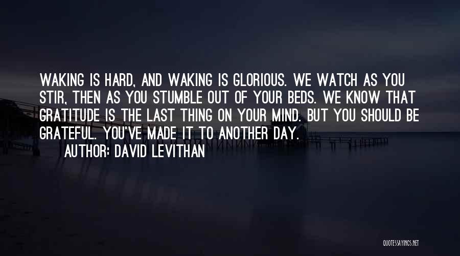 Stumble Quotes By David Levithan