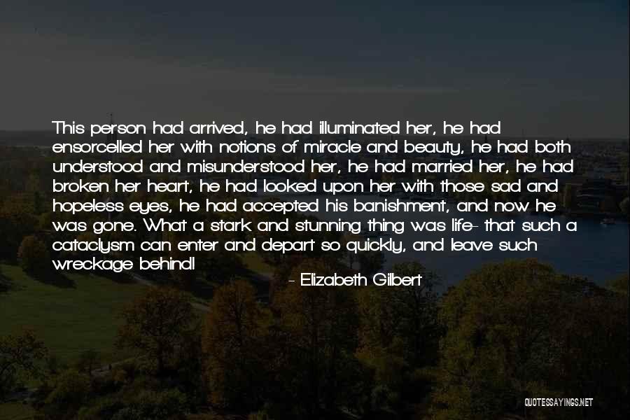 Stunning Eyes Quotes By Elizabeth Gilbert