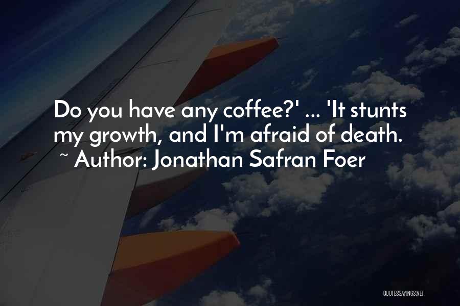 Stunts Quotes By Jonathan Safran Foer