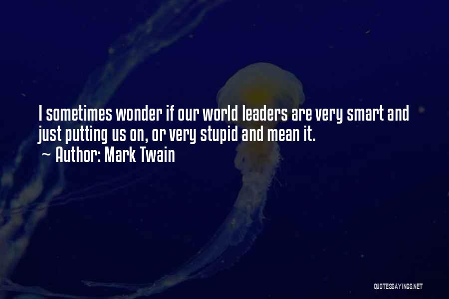 Stupid And Smart Quotes By Mark Twain