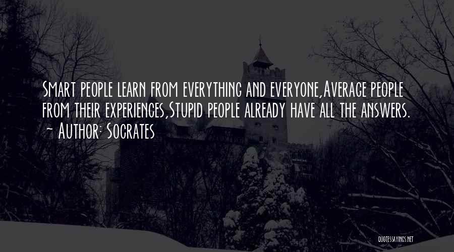 Stupid And Smart Quotes By Socrates