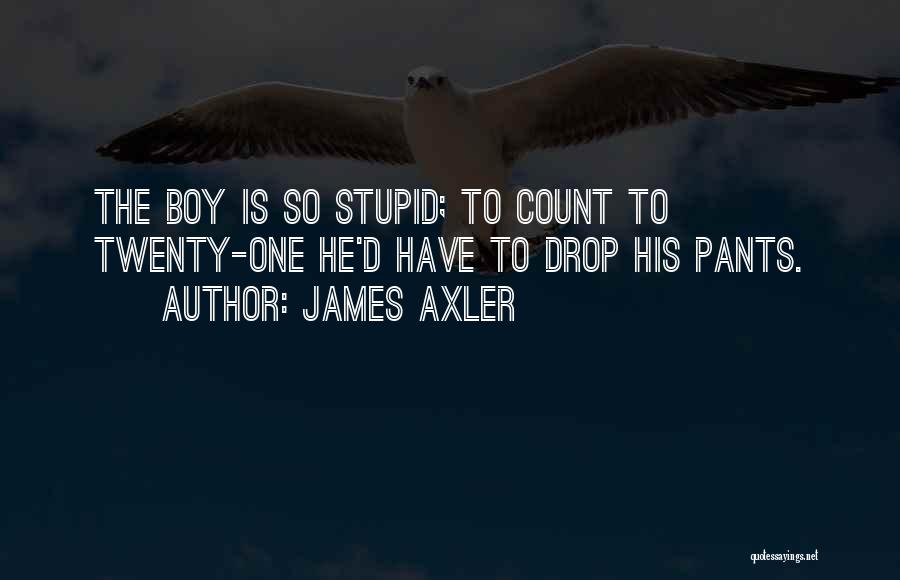 Stupid Boy Quotes By James Axler