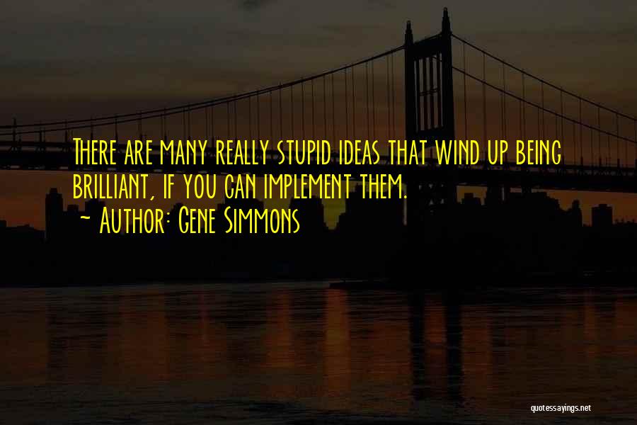 Stupid But Inspirational Quotes By Gene Simmons