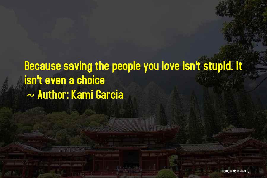 Stupid But Inspirational Quotes By Kami Garcia