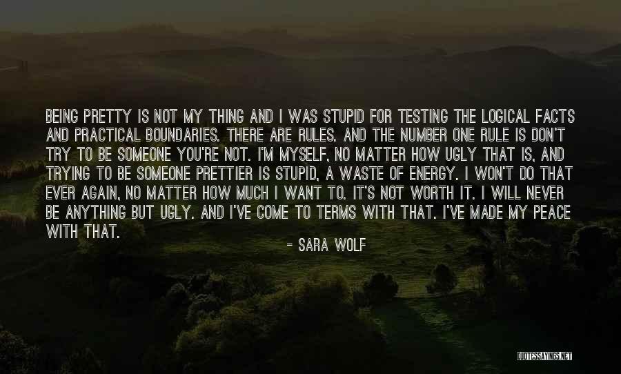 Stupid But Logical Quotes By Sara Wolf