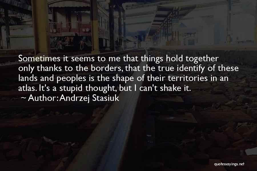 Stupid But True Quotes By Andrzej Stasiuk