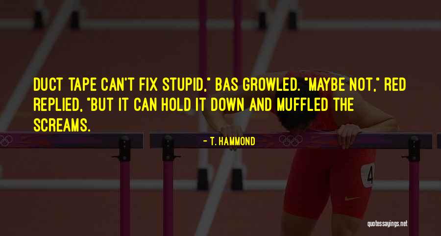 Stupid Comedy Quotes By T. Hammond Stupid Comedy Quotes By T. Hammond