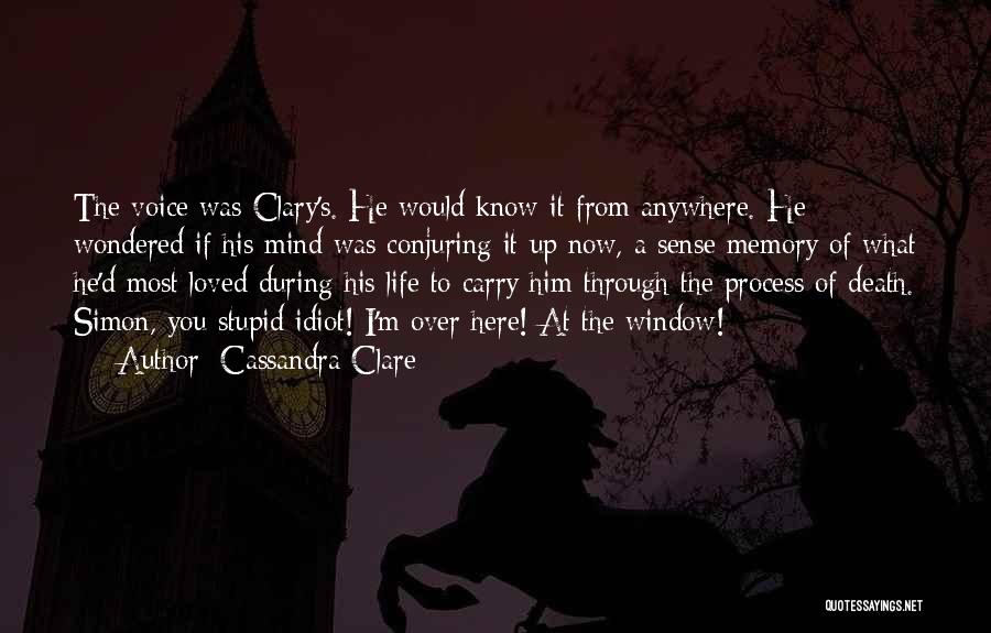 Stupid Idiot Quotes By Cassandra Clare