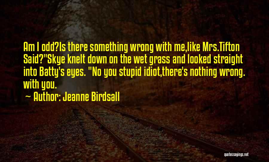 Stupid Idiot Quotes By Jeanne Birdsall