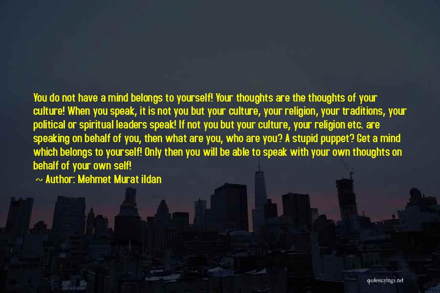 Stupid Leaders Quotes By Mehmet Murat Ildan