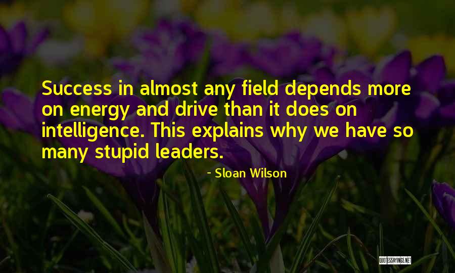 Stupid Leaders Quotes By Sloan Wilson Stupid Leaders Quotes By Sloan Wilson