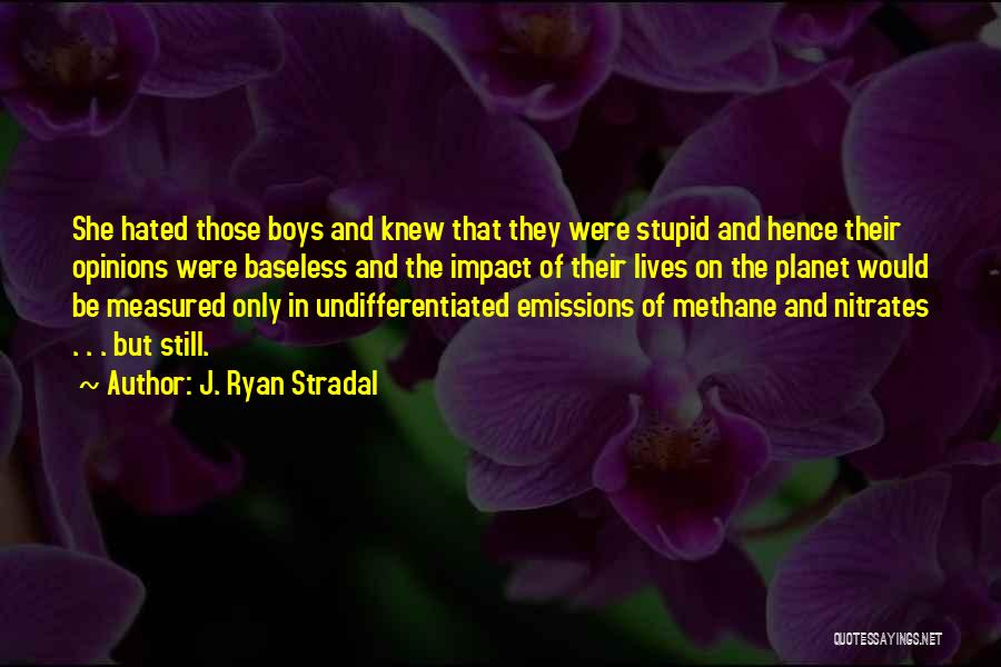 Stupid Opinions Quotes By J. Ryan Stradal