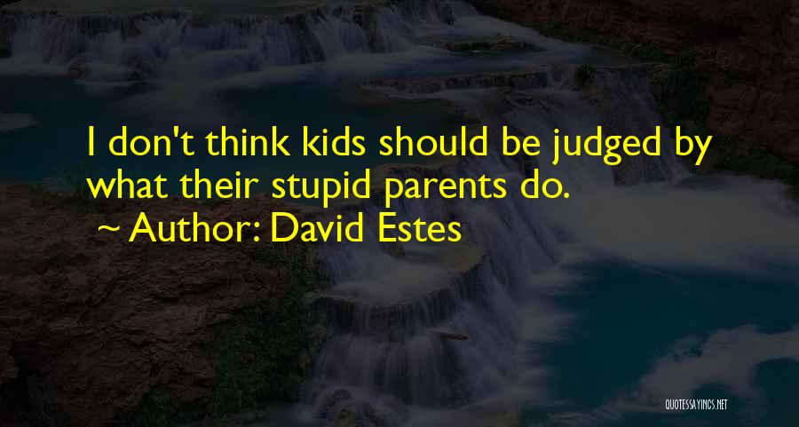 Stupid Parents Quotes By David Estes