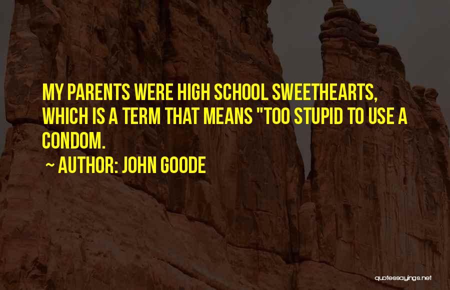 Stupid Parents Quotes By John Goode