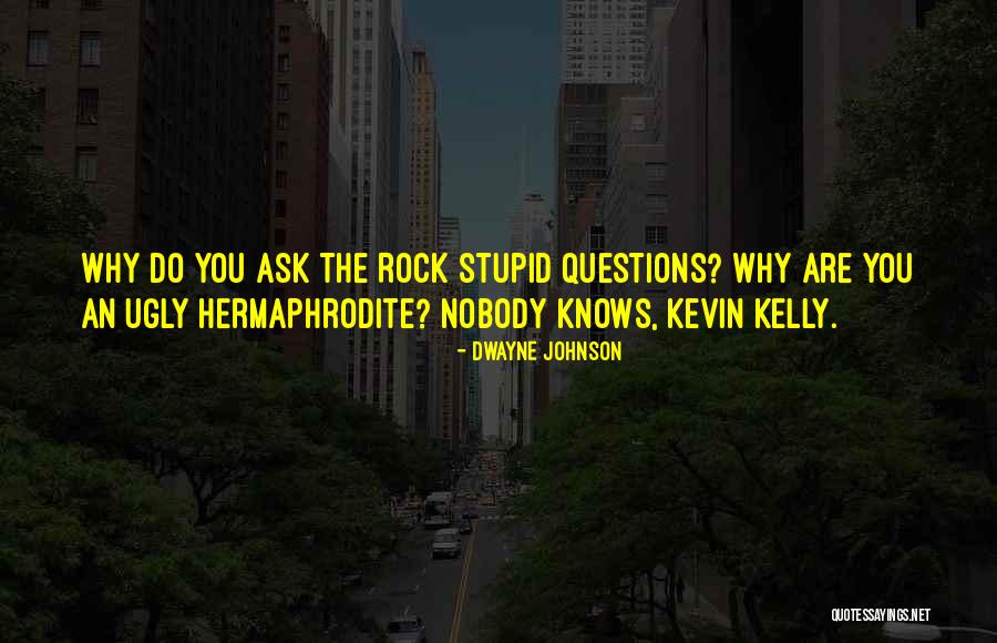 Stupid Questions Quotes By Dwayne Johnson