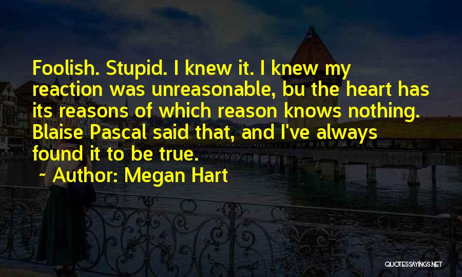 Stupid Reasons Quotes By Megan Hart