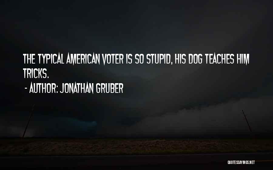 Stupid Voter Quotes By Jonathan Gruber