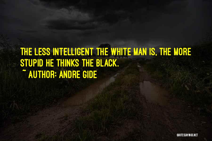 Stupid White Man Quotes By Andre Gide