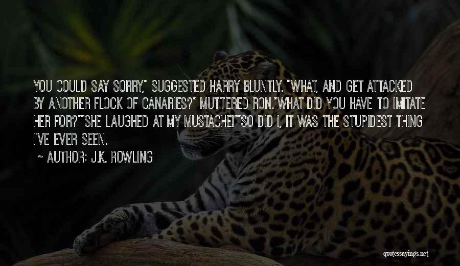Stupidest Quotes By J.K. Rowling